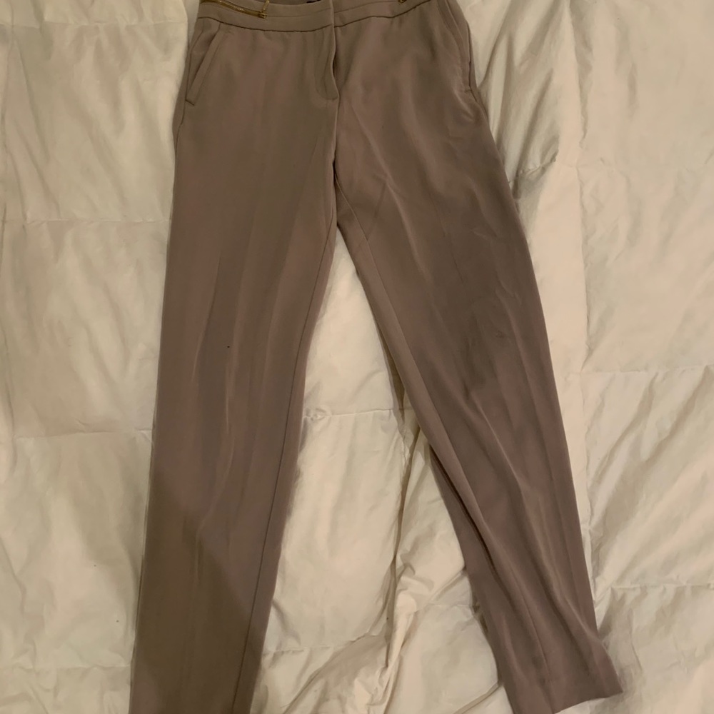 Beige cream slacks pants by H&M Sz 2